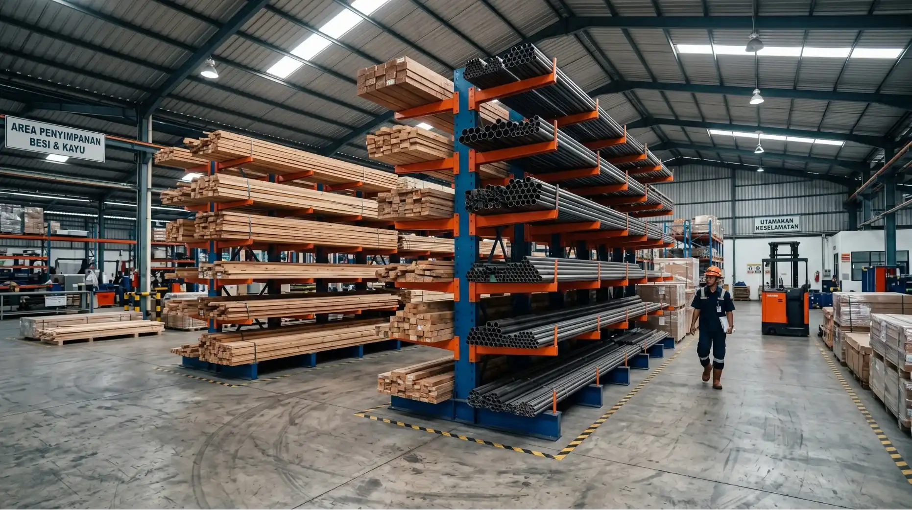 Double Sided Cantilever Rack